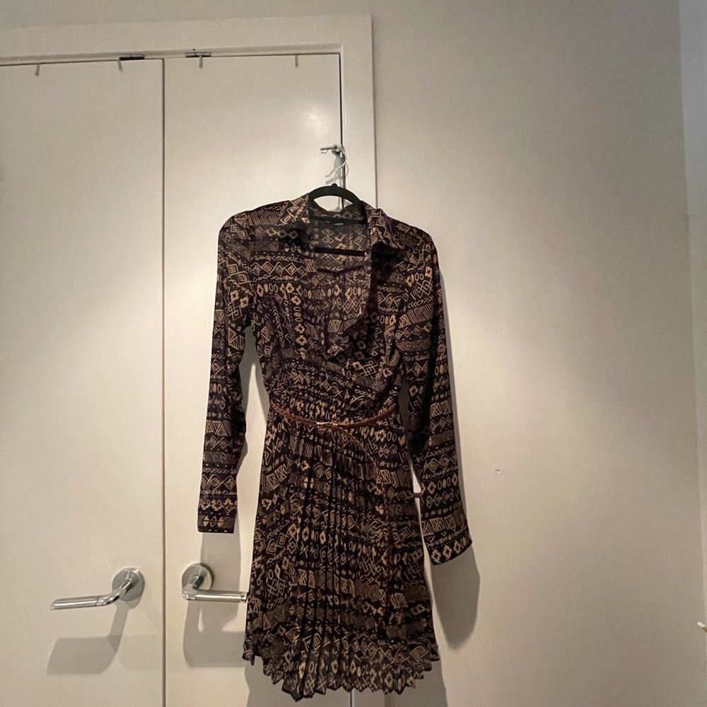 Double Zero Patterned Dress